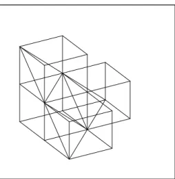 Figure 2: The unions of type-1 set and type-2 set in three-dimension.