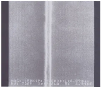 Figure 3.2 The inline SEM image of  developed 80nm nanowire 