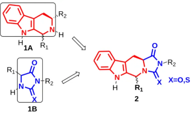 Figure 1.4.  Conceptual Derivation of New Scaffold 