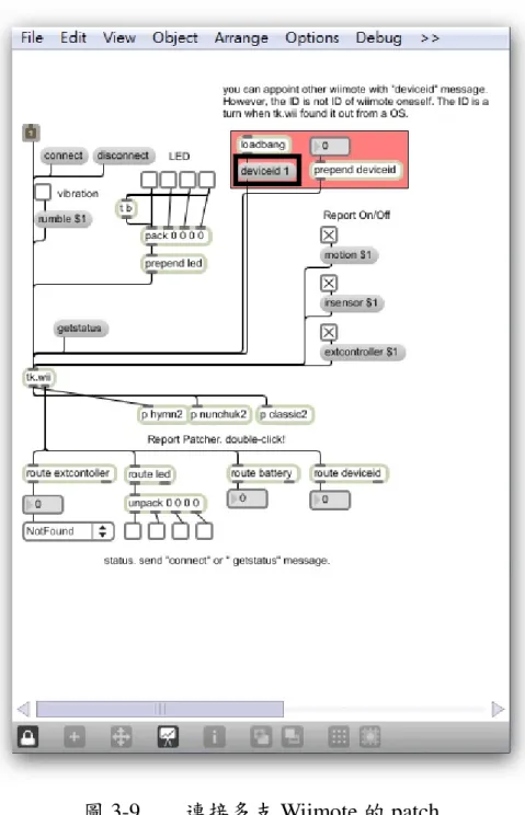 圖 3-9        連接多支 Wiimote 的 patch 