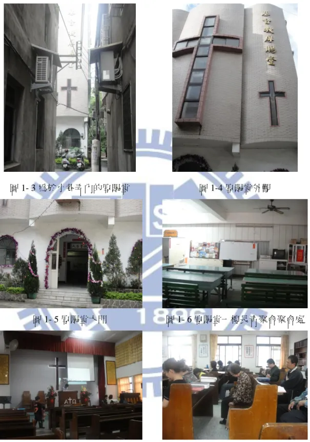 圖 1- 3 為於小巷弄內的厚賜堂 圖 1-4 厚賜堂外觀