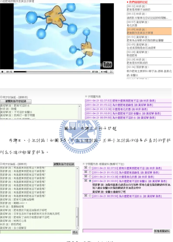 圖 3-4  步驟三分析子問題 