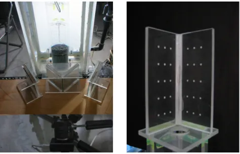 Figure  16 . Imaging configuration (left) and calibration target (right). 