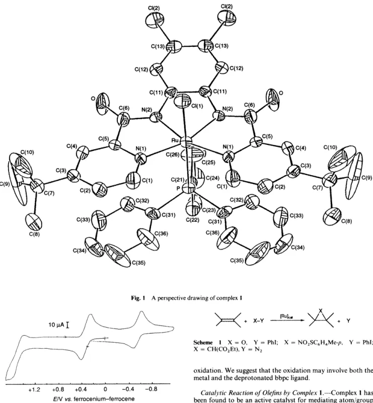 Fig. I  A  perspective drawing of complex I 