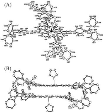 Figure 4 shows the ORTEP diagram of compound 3. The zinc ion is coordinated to a THF molecule