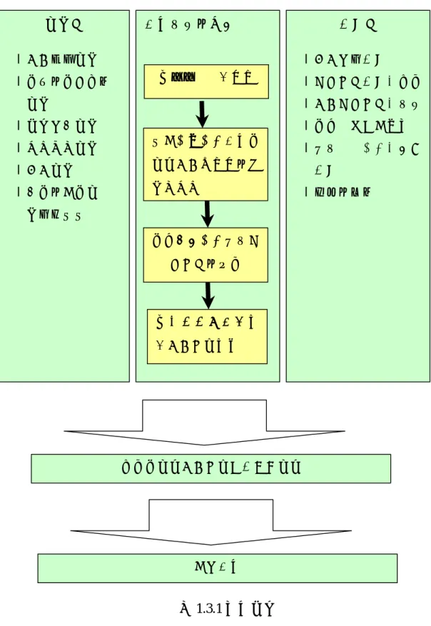 圖 1.3.1 研究架構 評估方法與程序 資料庫 l 環境背景資料 l 水質與水量觀測資料 l 模式所需資料 l 流域特性資料 l 污染資料 l 需水與用水資料‥…等等 以永續發展為目標 應用水質模式評估水資源環境承載力與累積性衝擊 以單位面積負荷做為環境管理依據 結合優化模式進行總量管制與分配  策略庫  l 污染削減策略  l 總量管制策略之建立 l 落實總量管制之方法 l 結合土地利用規劃 l 達到永續發展之相關策略 l 審查與監測 建立水資源環境管理決策支援系統 案例評估 