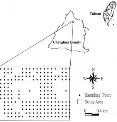 Table 1 shows descriptive statistics of these 194 topsoil samples of Cd, Cr and Cu. Taiwan’s EPA also defined five classes of soil heavy metals (Table 2)