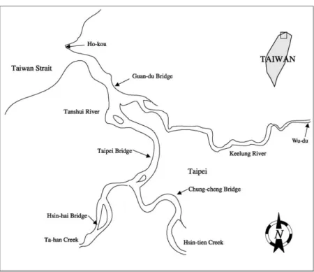 Fig. 2. Locations of the study watershed.