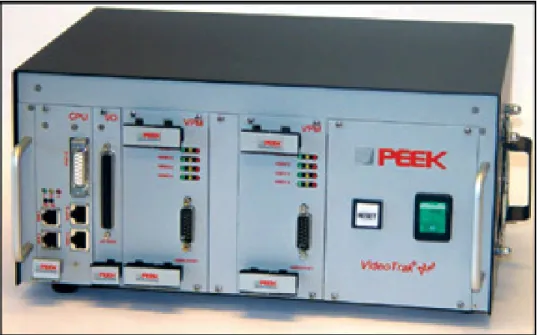 圖 3-8 是 VideoTrak Plus System 的偵測程式顯示畫面。 