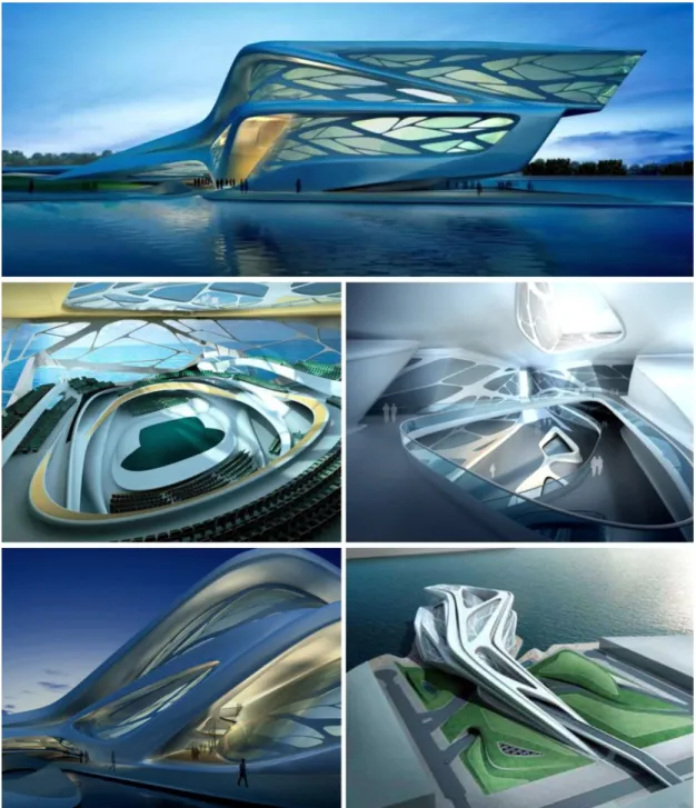 圖  2-17 Abu Dhabi  Performing  Arts Centre  資料來源:  www.zaha-hadid.com 