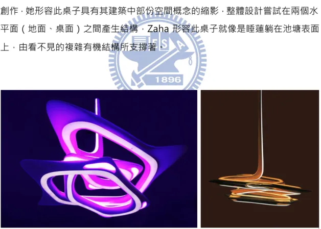 圖  2-24    Vortexx  Chandelier,  Zaha Hadid,  2005    資料來源: www.zaha-hadid.com 