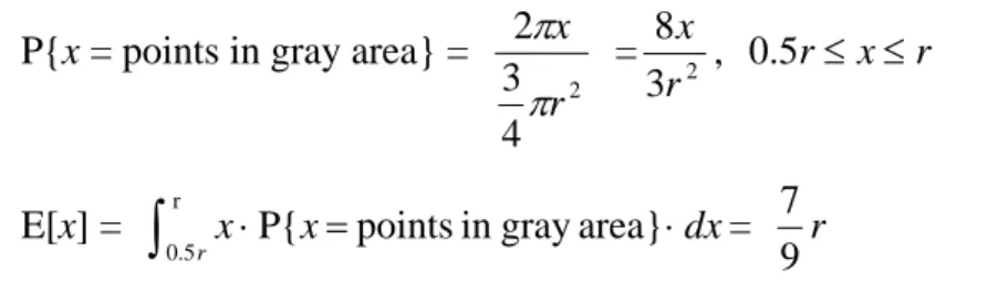 Figure 2. (a) Sensor node S chooses node 1, which is located within the gray area, as the next hop; 