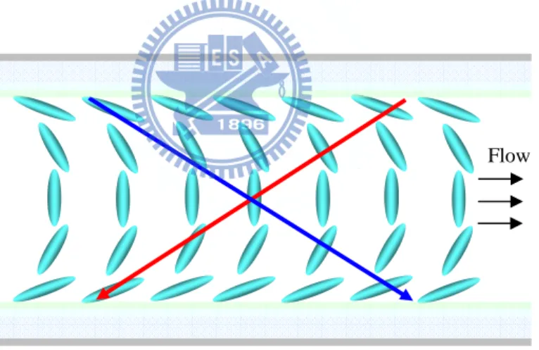 Fig. 2-3     Cross-section view of OCB cell. 