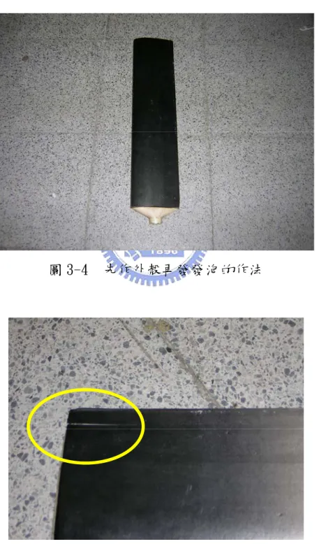 圖 3-4  先作外殼再發發泡的作法 