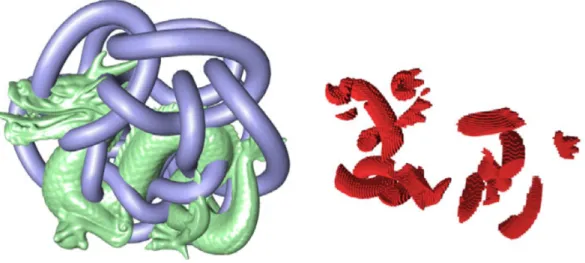 Figure 2.9: Intersection volume for Knot and Dragon[HTG03]