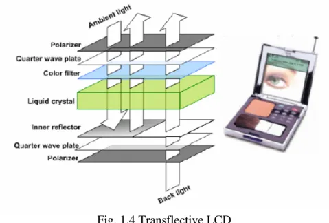Fig. 1.4 Transflective LCD 