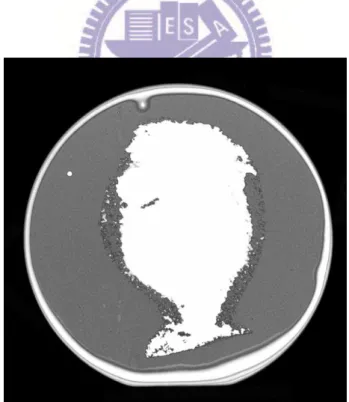Figure 3-12 SAT image of wet oxide to LPCVD TEOS bonding under  1000N, 250℃  and 30min by EVG 520 with modified clean pre-treatment 