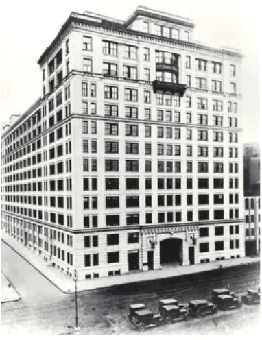 圖 1-3 貝爾實驗室成立於 1925 年位於 West St. 總部大樓  (Source: http://www.lucentretirees.com/) 