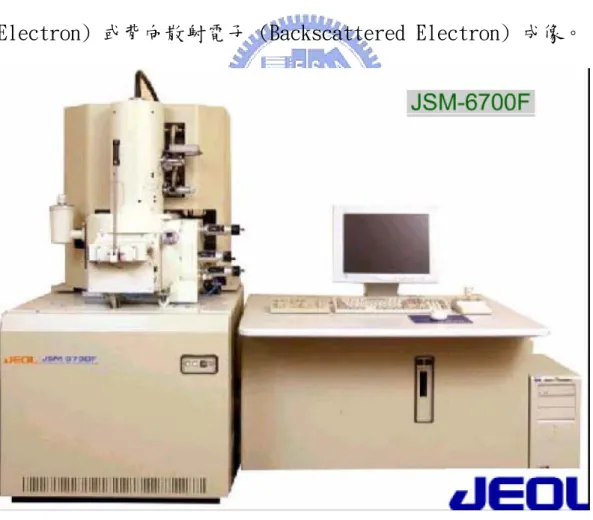 圖 3.2-1 JSM-6700F 的正視圖 