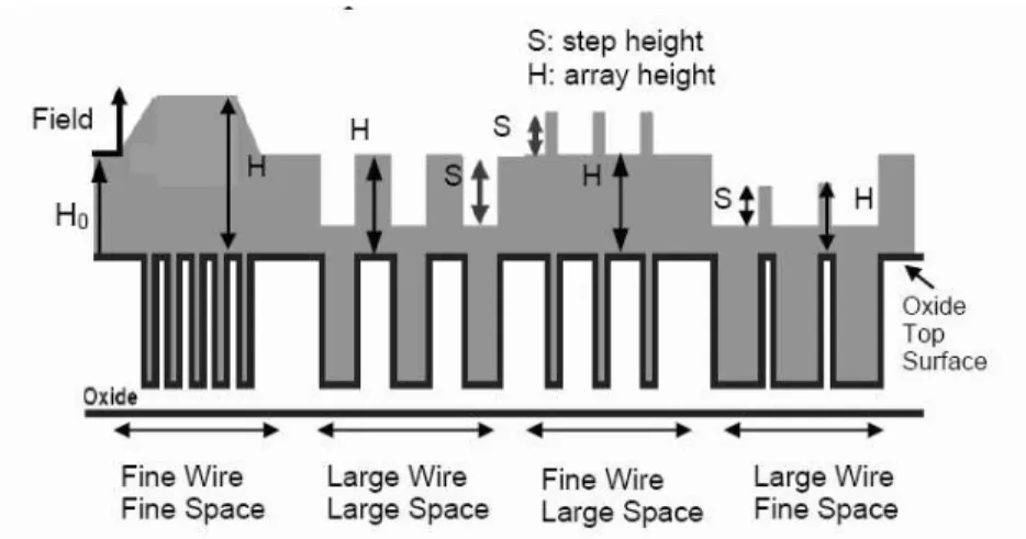 Figure 2.1: A typical topography after ECP process [7]