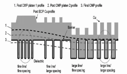 Figure 2.8: Profile after ECP and CMP [10].