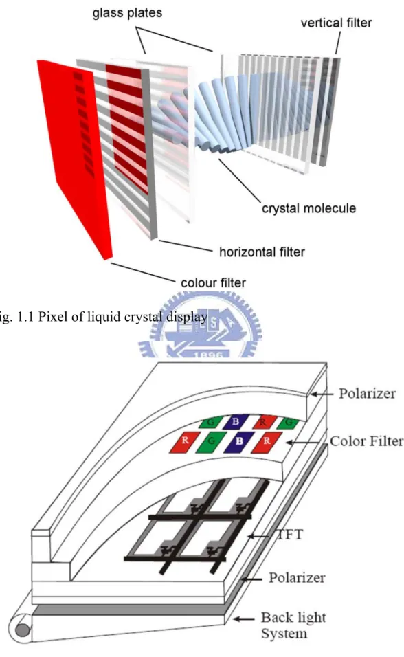 Fig. 1.1 Pixel of liquid crystal display 