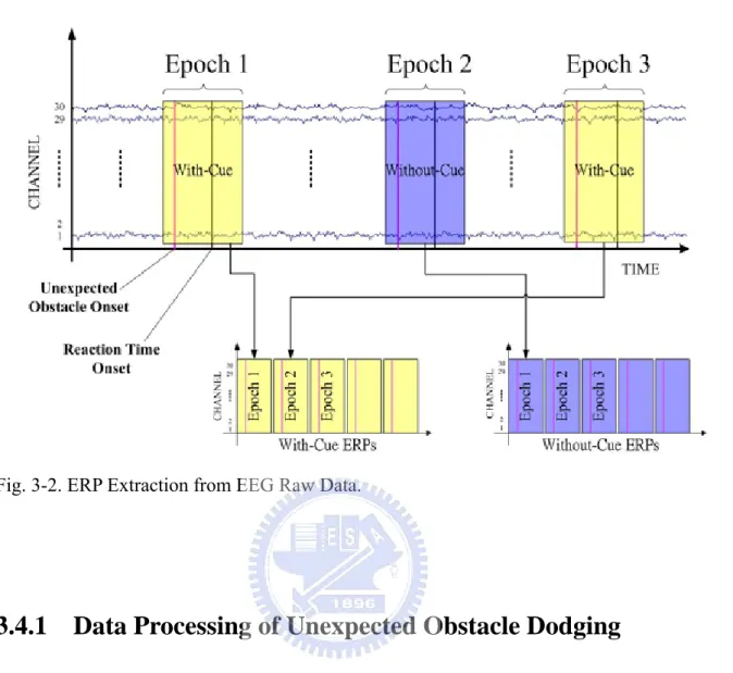 Fig. 3-2. ERP Extraction from EEG Raw Data. 