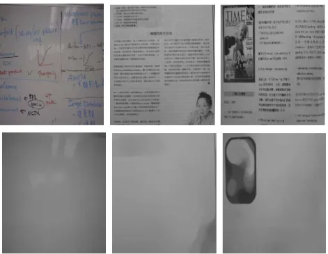 Figure 2.3 The first row is original images and the second row is processed images by  homogeneity pixel detection and recursive median filter