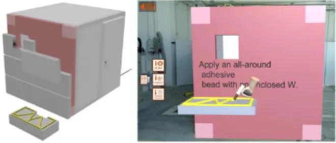圖 2-10 4D BIM 與 MR 現地使用狀況(Riexinger et al. 2018) 