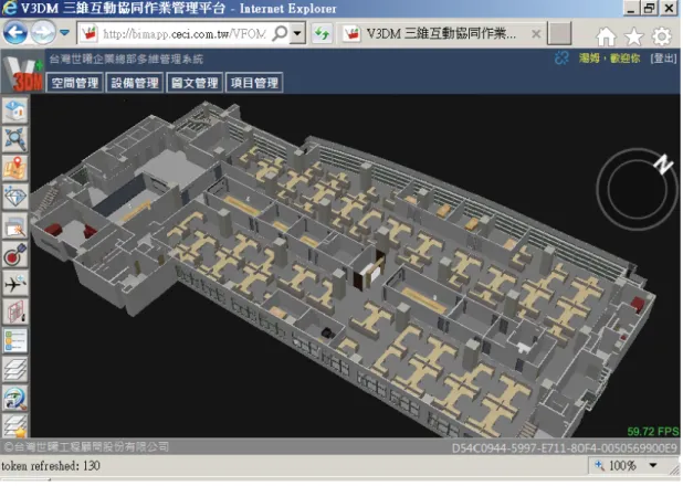 圖 4-25  V3DM 基礎操作平台參考圖 