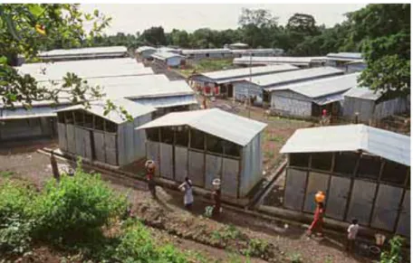 圖 3-2-5 Oxfam  建造的過渡性收容場所  圖片來源：Rajendra Shaw/ Oxfam 