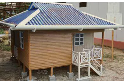 圖 3-2-6  基本單位的長期住宅原型 