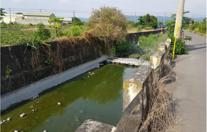 圖 4-7  機構五大門前排水溝 