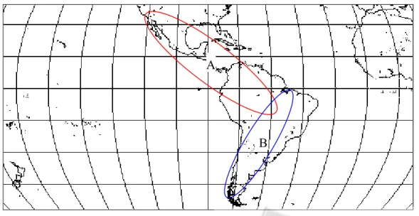 Fig. 3. Geographic distribution of Bromeliaceae according to RAPD-based genetic similarity