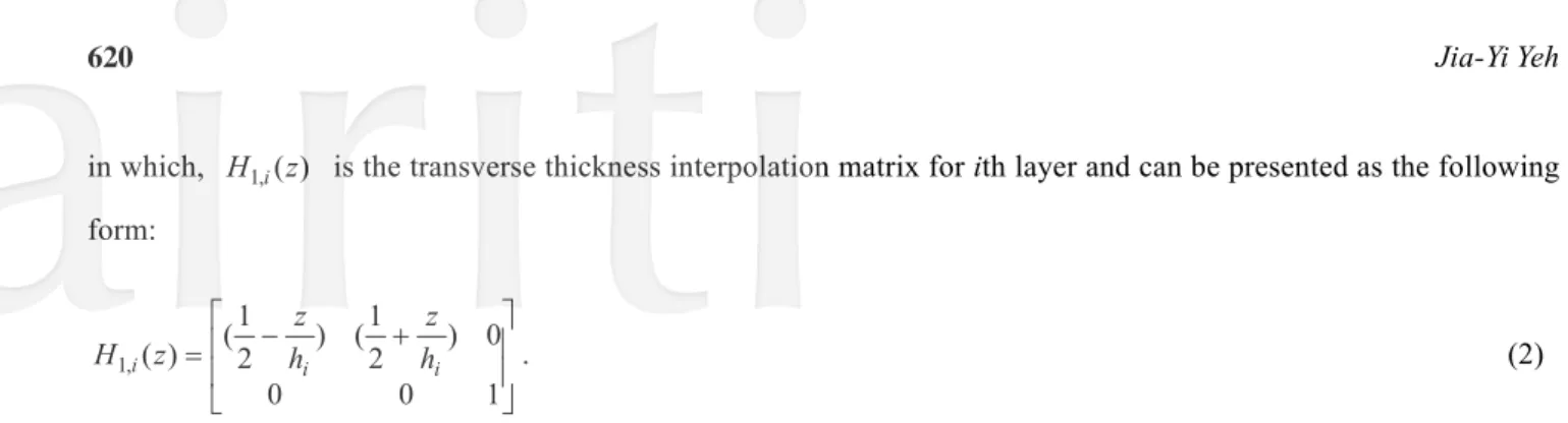 Figure 2.    The discrete layer annular finite element for three-layer element. 