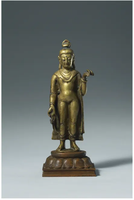 Figure 13.1  Standing Buddha (8–9th century), Kashmir, India.  