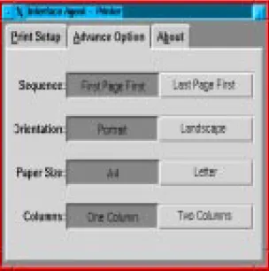 Fig. 5. AutoPrint User Interface Table 3. Experimental Results