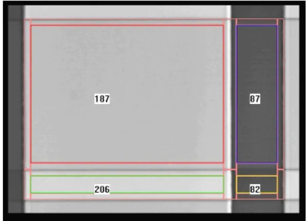 Figure 14 The sub-blocks that we want to segment. 