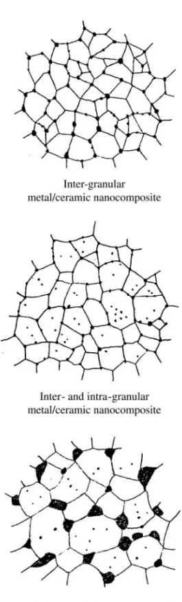 Figure 9. Schematic classification of three Mo/Al 2 O 3 nanocomposites.