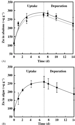 Table 2 summarizes the experimentally determined biokinetic parameters for the UD modeldescribing Zn