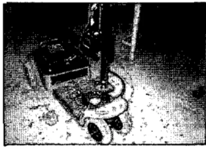 Figure 4:  A motor and  a  gear added on the scooter 