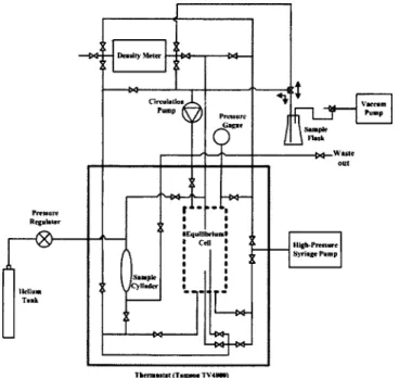 FIG. 3. The schematic setup of the experimental apparatus and the bubble/