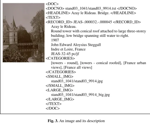 Fig. 3. An image and its description 