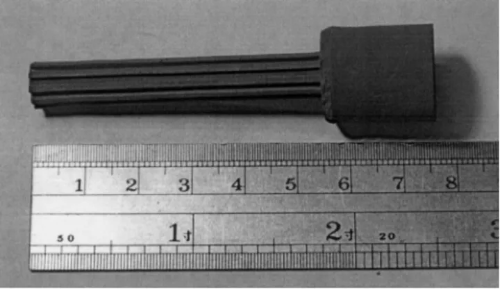 Figure 4 shows the finished wick structure and its feature is listed in Table 1. 