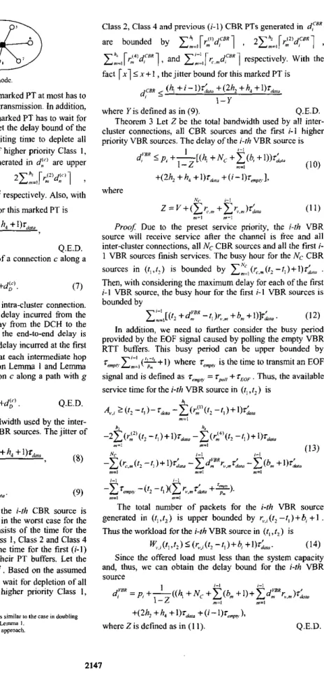 Figure  2 Two E I U S ~ C ~ S   connected by  a  gateway  node. 