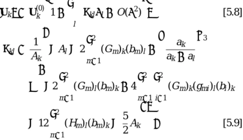 Figure 8 shows the calculations of α from Eq. [5.11] for monodisperse suspensions as a function of κa over the range