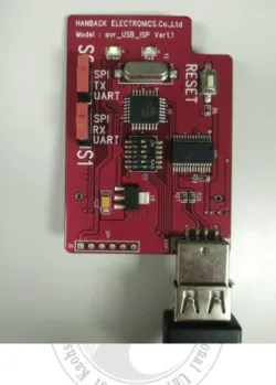 圖 4-8 AVR ISP 燒錄模組正面圖 