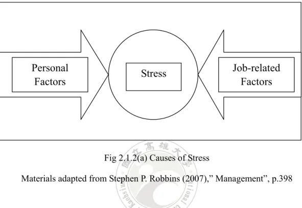Fig 2.1.2(a) Causes of Stress 