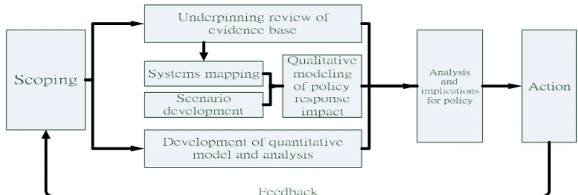 Figure 2- 1 Typical foresight project structure     