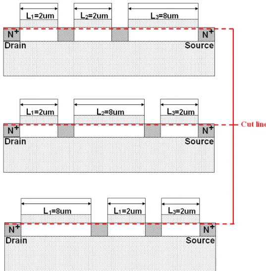 圖 3.4 Multigate 之 Triple Gate 結構 